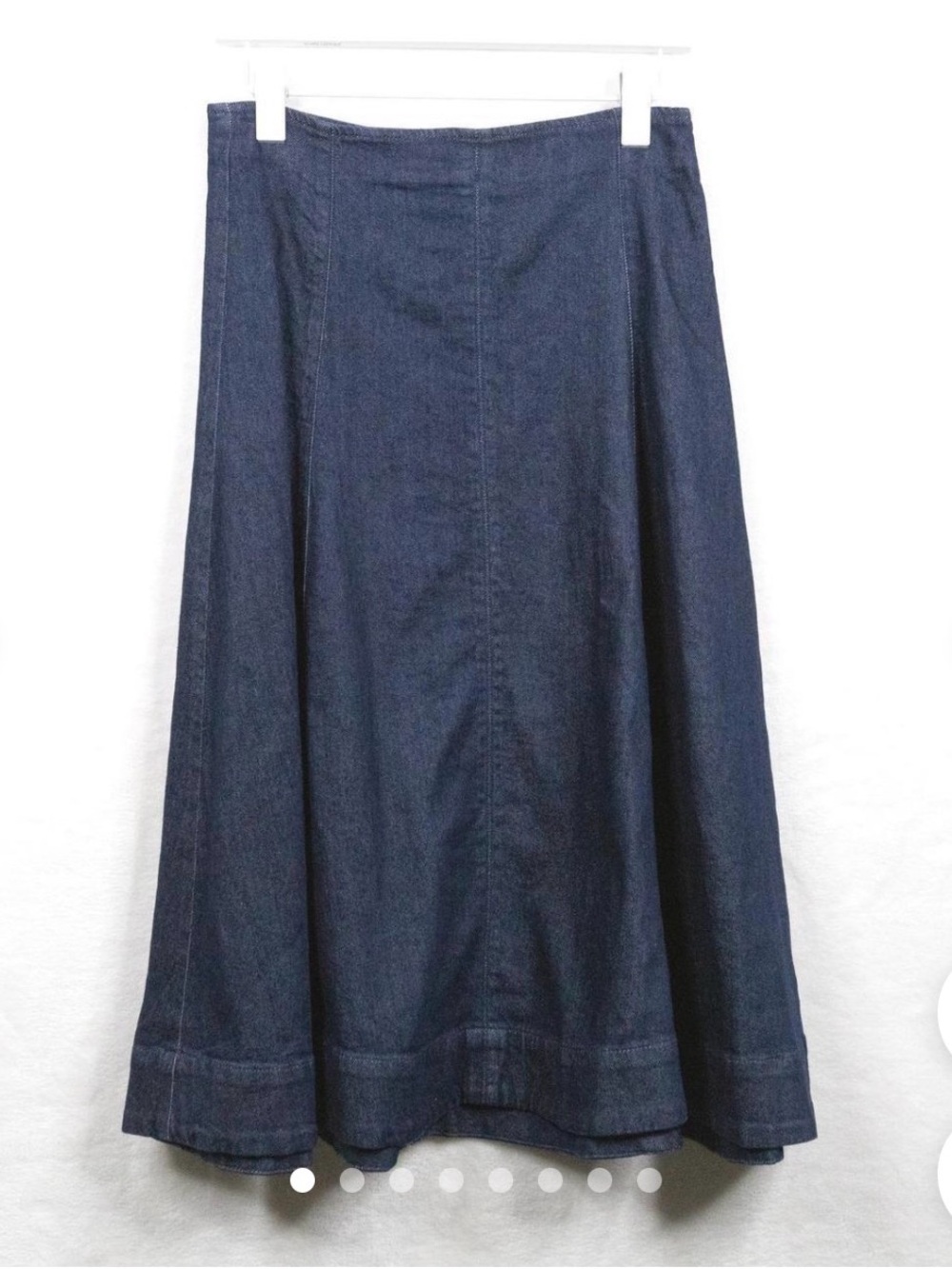Gap Tall Denim Tulip Midi Skirt NWT Medium Wash Size 28 / 6 Tall